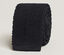 Stricked Silk 6.5 cm Krawatte Black