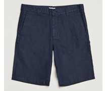 Crown Leinenshorts Navy