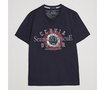 Baumwoll Tshirt Navy