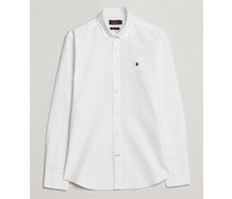 Oxford Button Down Baumwoll Shirt White