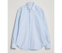 Soft Oxford Button Down Shirt Blue Stripe