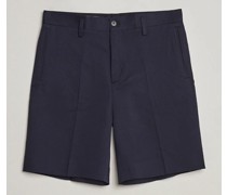 Baumwoll/Leinen Shorts Navy