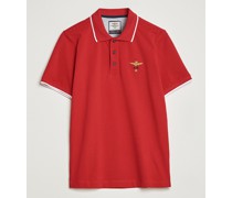 Garment Dyed Baumwoll Polo Red