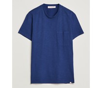 OB Classic Garment Dyed Baumwoll Tshirt Lagoon Blue