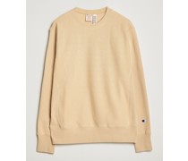 Reverse Weave Soft Fleece Sweatshirt Croissant
