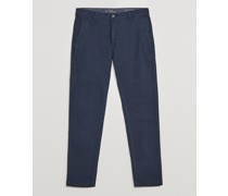 Garment Dyed Stretch Chinohose Baltic Navy