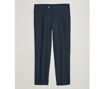 Delon Leinen Hose Navy