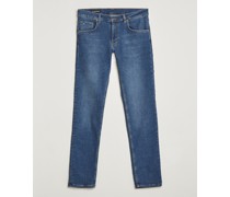 Jay Active Super Stretch Jeans Mid Blue