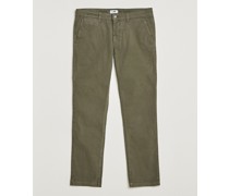 Marco Slim Fit Stretch Chinohose Army Green