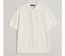 Reymond Solid Stricked Polo Cloud White