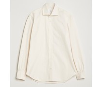 Soft Twill Baumwollhemd White