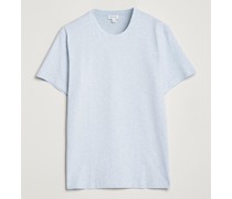 Riviera Organic Tshirt Pastel Blue Melange