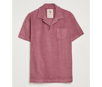 Kurzarm Terry Polo Dusty Plum