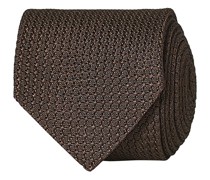 Silk Grenadine 8 cm Krawatte Brown
