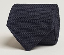 Silk Grenadine 8 cm Krawatte Navy