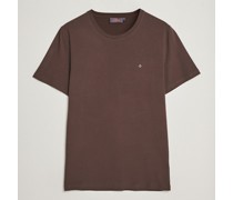 James Rundhalsausschnitt T-shirt Brown