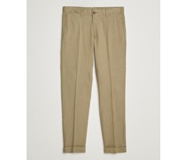 Grant Stretch Baumwoll/Leinen Hose Aloe