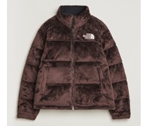 1996 Retro Nuptse Fleece Velour Jacke Coal Brown