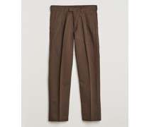 Fritz Bundfaltenhosen Brown