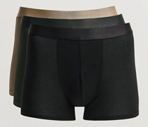 3-Pack Boxer Briefs  Black/Army Green/Golden Clay