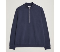 Loopback Half Zip Sweatshirt Navy