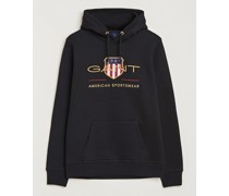 Archive Shield Hoodie Black