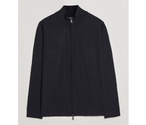 Ariel Extra Fine Merino Full Zip Navy