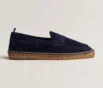 Nacho Casual Suede Loafers Azul Oscuro