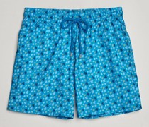 Mahina Printed Swimshorts Bleu Hawaii
