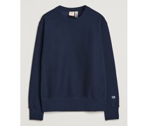 Reverse Weave Soft Fleece Sweatshirt Navy