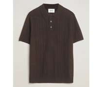 Thor Stricked Polo Slate Brown