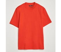 Ace Stehkragen Mercerized Baumwoll Tshirt Fiery Red