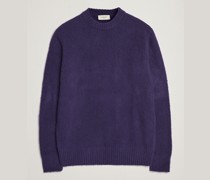 Brushed Woll Rundhalsausschnitt  Dark Purple