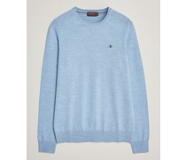 Merino Rundhalsausschnitt Pullover Light Blue