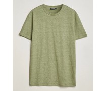 Coma Leinen T-Shirt Oil Green