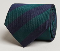 Regemental Stripe Classic Krawatte 8 cm Green/Navy