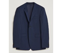 Jerretts Woll Travel Suit Blazer Royal Blue