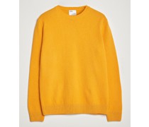 Classic Merino Woll Rundhalsausschnitt Burned Yellow