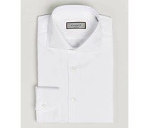 Slim Fit Baumwoll Shirt White