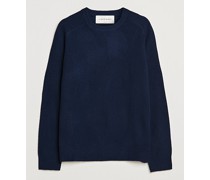 Brodick LambsWoll Pullover Navy