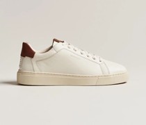 Mc Julien Leder Sneaker Off White/Cognac