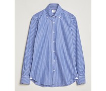 Soft Buttondown Streifenbluse Dark Blue