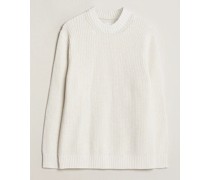 Samarius Baumwoll/Leinen Stricked Sweater Clear Cream