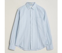 Regular Fit Archive Striped Oxford Shirt Dove Blue
