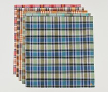 Einstecktuch 5-Pack  Multicolor Madras