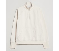 Quarter Zip Sweatshirt Ecru