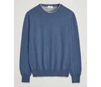Soft Baumwoll Pullover Blue