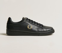 B721 Leder Tab Sneaker Black Gold