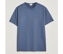 Rundhals Tshirt Slate Blue