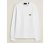 Tarn Long Sleeve Waffle Sweatshirt White